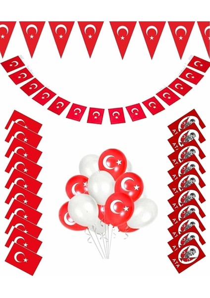 29-Ekim 23 Nisan-19 Mayıs Balonlu Dekorasyon Seti