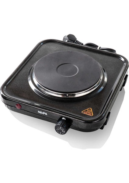 Plate Tekli Elektrikli Ocak Ayarlanabilir Termostatlı Pleyt 1500W Mupa fırsatları