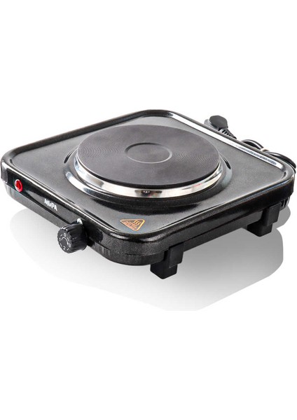 Plate Tekli Elektrikli Ocak Ayarlanabilir Termostatlı Pleyt 1500W Mupa