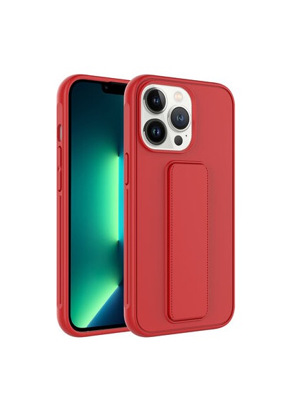Apple iPhone 14 Max Uyumlu Standlı Mat Pürüzsüz Telefon Kılıfı
