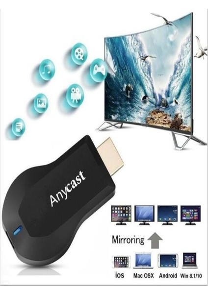 Anycast M9 Plus Full Hd HDMI Kablosuz Görüntü ve Ses Aktarıcı modelleri