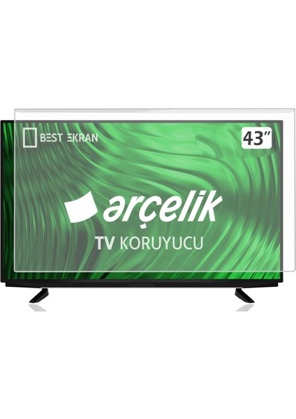 Arçelik A43 C 885 A Tv Ekran Koruyucu - Arçelik 43" Inç 108 Ekran Koruyucu A43C885A