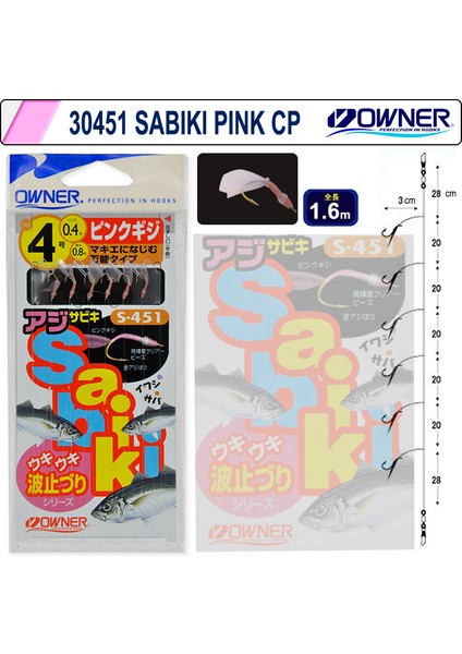 30451 Sabaki Cp Pink Çapari Pembe Renk