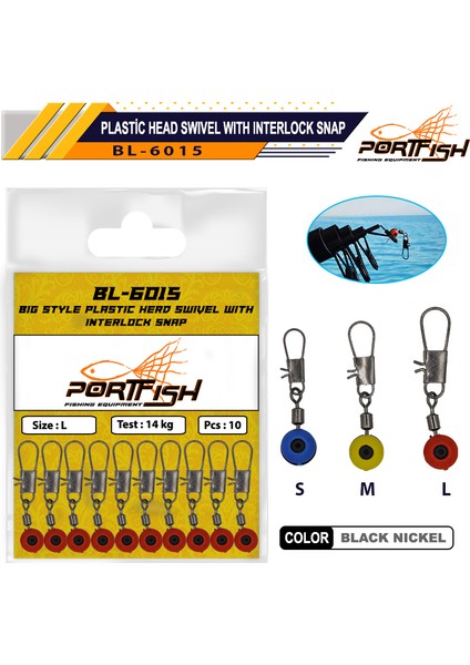 BL-6015 Stoperli Klips- 10 Adetli