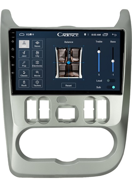 Dacıa Lodgy Android Carplay Multimedya Ekran Teyp 2GB+32GB fırsatları