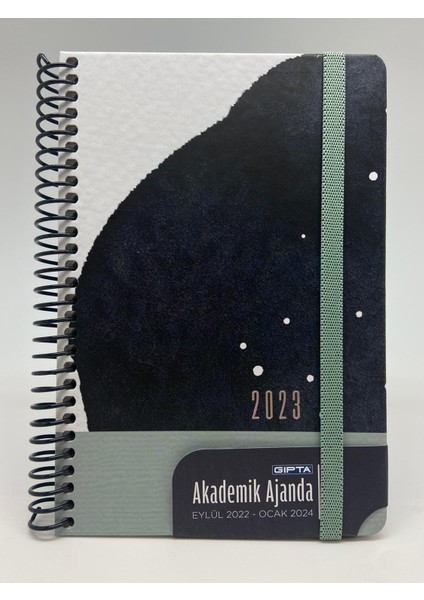 2023 Spiralli Sert Kapak Haftalık Akademik Ajanda 17X24 460-SHK