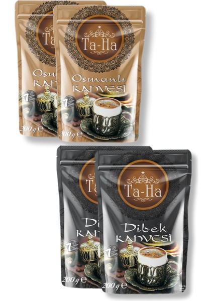 Osmanlı + Dibek Kahvesi 4 x 200 gr