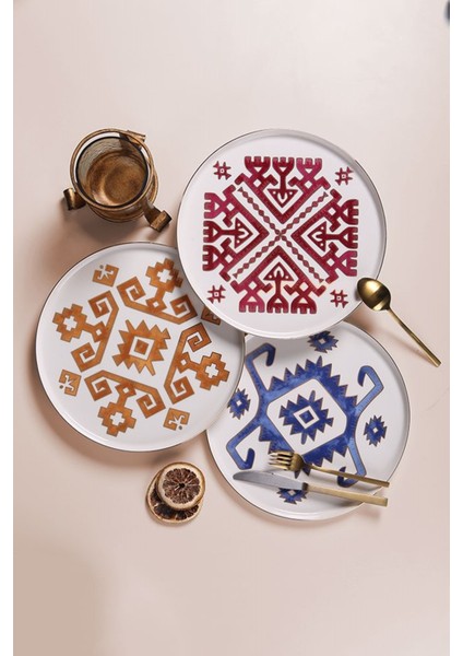 Arabesque 6'lı Karma Servis Tabağı 27CM