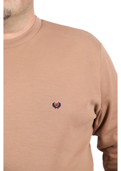 Büyük Beden Sweat Double Face Basic 22719-S.KAHVE fiyatları