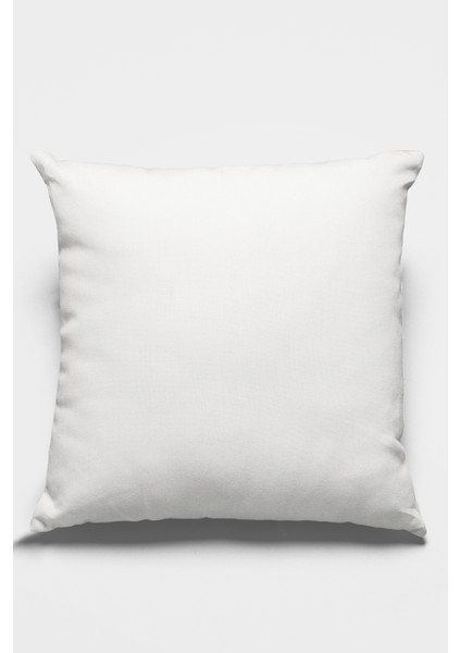 43 x 43 cm Beyaz Tay Tüyü Döşemelik Premium Kumaş Dekoratif Çift Taraflı Kırlent Yastık Kılıfı KRL026 fiyatları