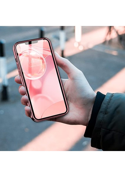 Iphone 14 Pro Uyumlu Kılıf Darbe Emici Kenarları Renkli Sert Plastik Parlak Şeffaf Kapak fiyatları