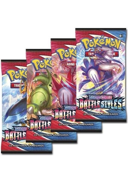 Battle Styles Pokemon Kart (4 Paket)