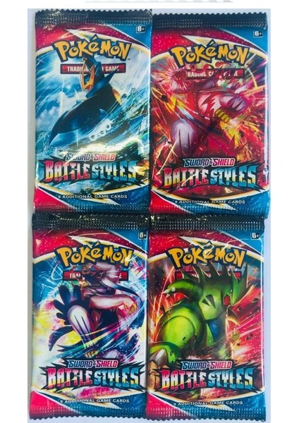 Battle Styles Pokemon Kart (4 Paket)