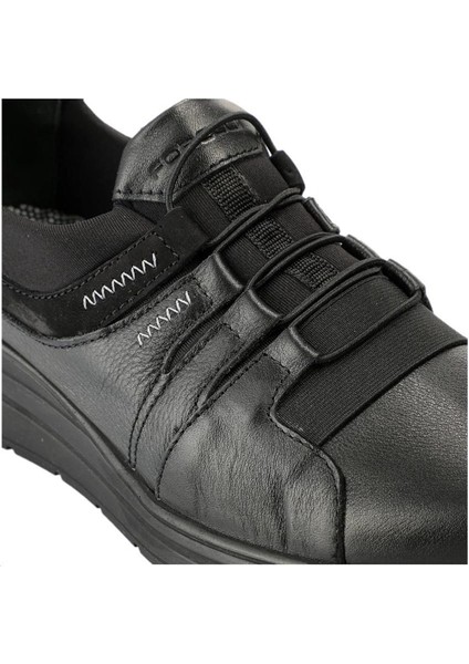 21301-H Pınk Siyah Kadın Deri Ayakkabı fırsatları