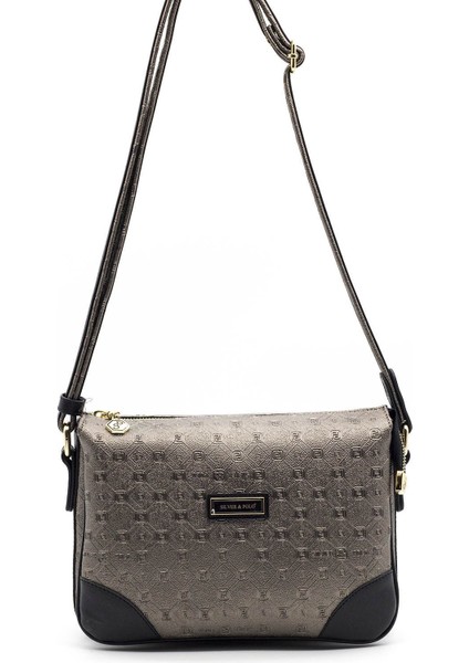 Kadın Çapraz Çanta 784 M46 30383 Platin Siyah