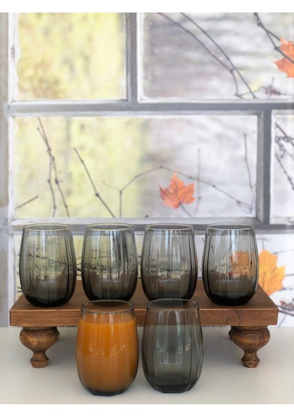 6'lı 420405 Linka Füme Bardak