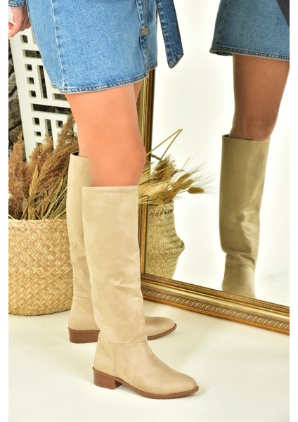 Kadın Klasik Süet Düz Taban Çizme – Günlük Kullanıma Uygun, Rahat ve Şık Kadın Bot Modeli modelleri