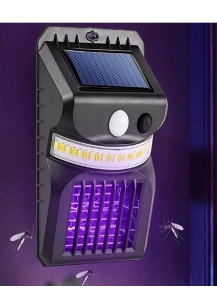 W-792 Sensörlü 3 Mod Bağ Bahçe Için Güneş Enerjili Solar Lamba Güneş Enerjili Sinek Öldürücü Cız Ultraviyole