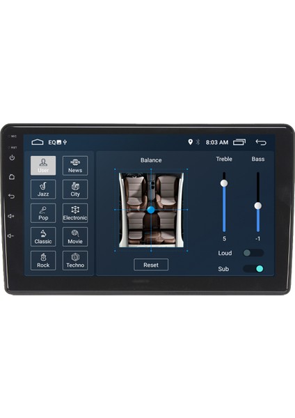 Ford Fusion Android Carplay Multimedya Ekran Teyp 2GB+32GB