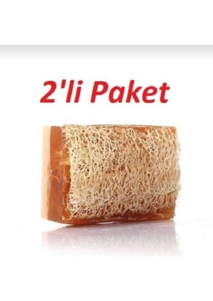 %100 Doğal Kabak Lifli Ballı Sütlü Sabun 120 gr 2 Adet modelleri