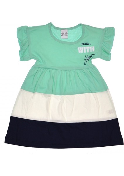 Sellfie Kids With Baskılı Kız Elbise