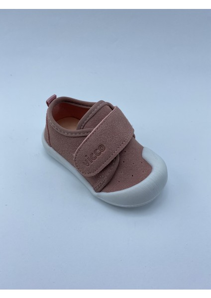 Çocuk İlk Adım Ayakkabı Pudra Renkli Düz Tabanlı Kız Çocuklar İçin Rahat Kullanım fiyatları