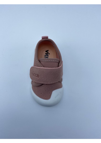 Çocuk İlk Adım Ayakkabı Pudra Renkli Düz Tabanlı Kız Çocuklar İçin Rahat Kullanım modelleri