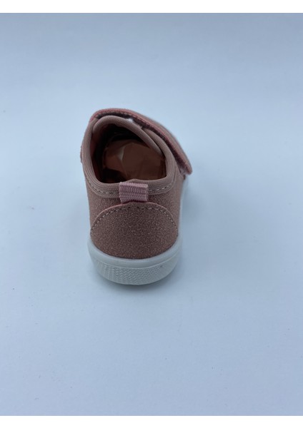 Çocuk İlk Adım Ayakkabı Pudra Renkli Düz Tabanlı Kız Çocuklar İçin Rahat Kullanım indirimleri