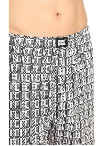 Tutku Erkek Desenli Penye Erkek Boxer 0116 - 6 Adet indirimleri