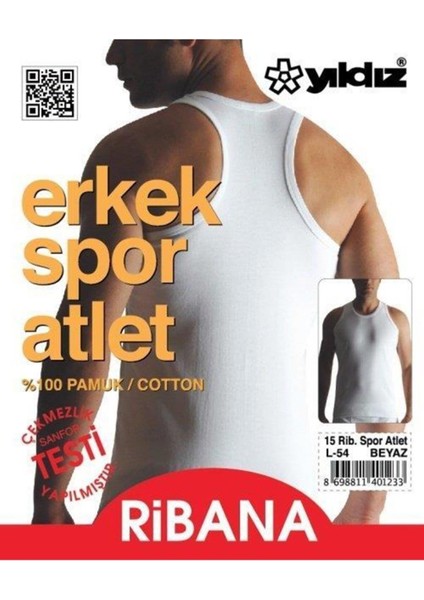 Erkek Ribana Spor Atlet - 6 Adet modelleri