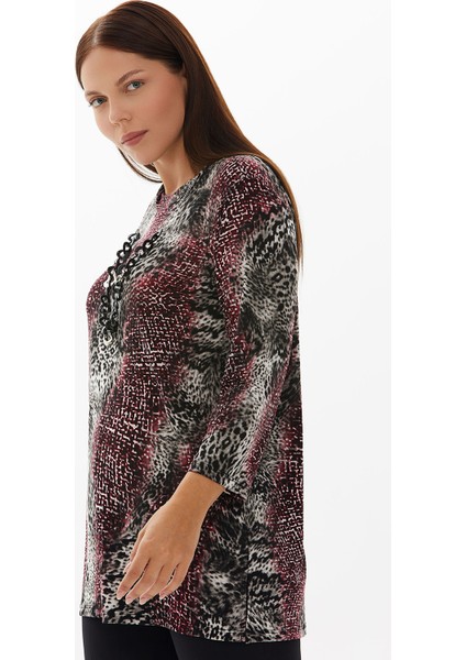 Bordo Kadın Bluz 22KSL8401 fırsatları