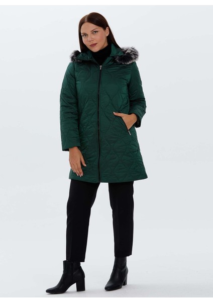 Yeşil Kadın Mont 22KSL6004