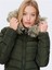 Kadın Haki New Ellan Quilted Kapüşonlu kadın MONT 15158943 2