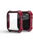 Apple Watch 7 45MM Ekran Kasa Koruyucu Köşeleri Airbag Zırtlı Tank Renki Kenar Şık Görünüm Kırmızı 1