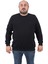 Gipeli Sweat Bisiklet Yaka Wreath 22713-SIYAH 1
