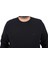 Gipeli Sweat Bisiklet Yaka Wreath 22713-SIYAH 2