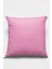43 x 43 cm Pembe Tay Tüyü Döşemelik Premium Kumaş Dekoratif Çift Taraflı Kırlent Yastık Kılıfı KRL014 2