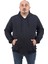 Büyük Beden Sweat Direction 22718-LACIVERT 2