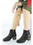 Kadın Deri Alçak Topuk Klasik Tarz Kısa Bot M23-KB4140 2