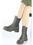 Kadın Deri Kalın Taban Spor Lastik Detaylı Bot M23-KB4095 1