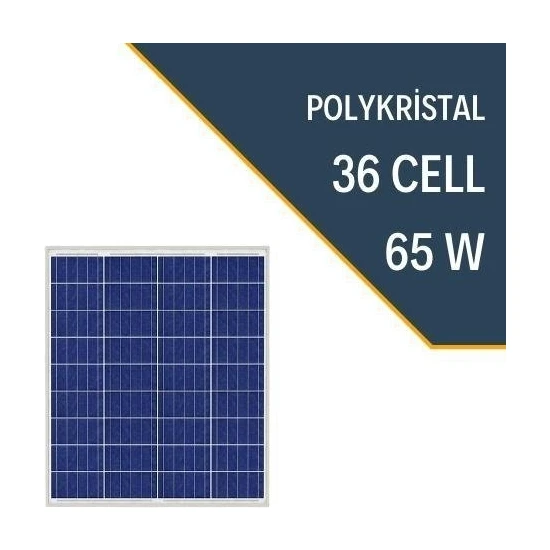 Lexron 65W Polykristal Güneş Paneli