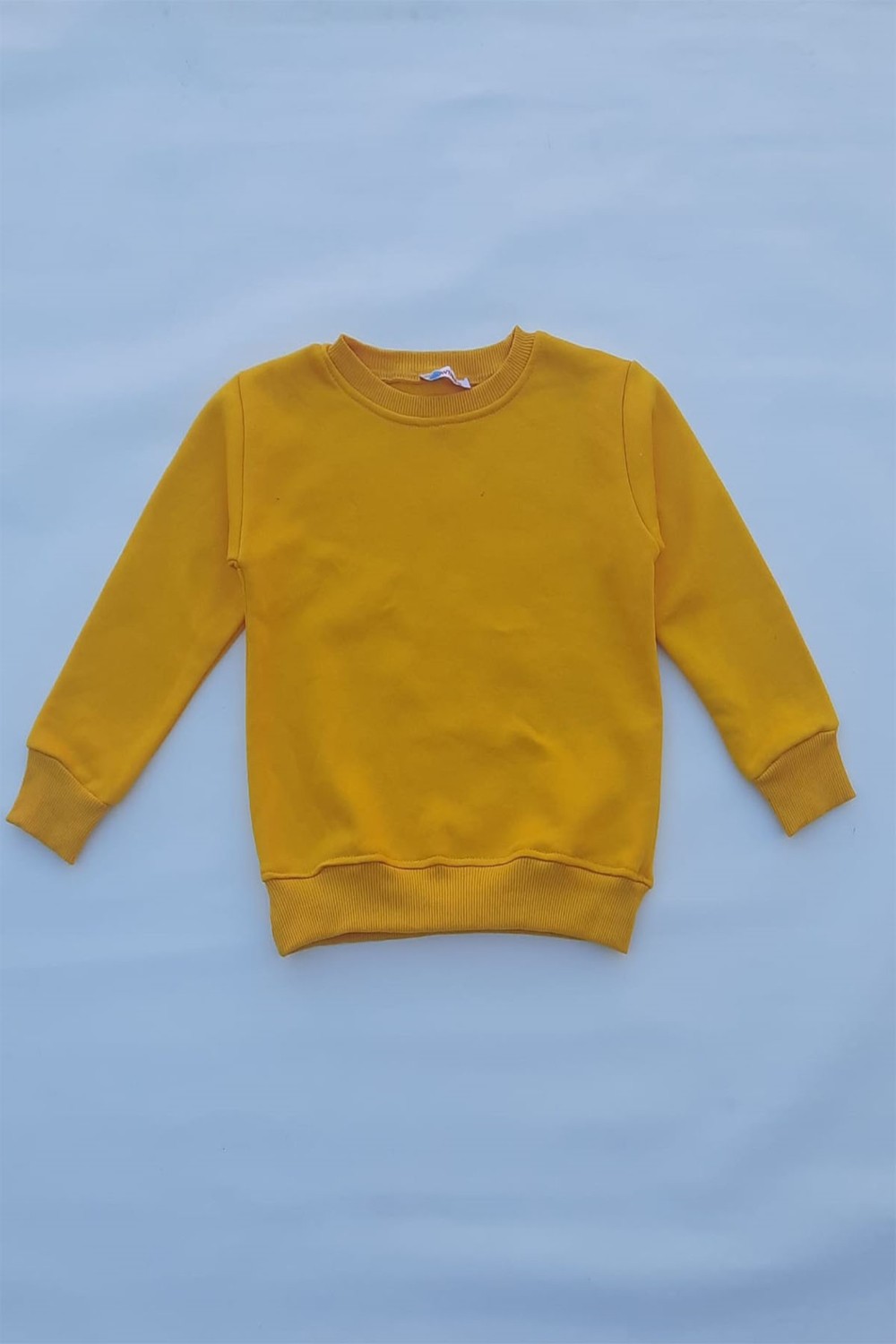 The Wert Unisex Mor Basic Içi Polarlı Örme Kalın Sweatshirt
