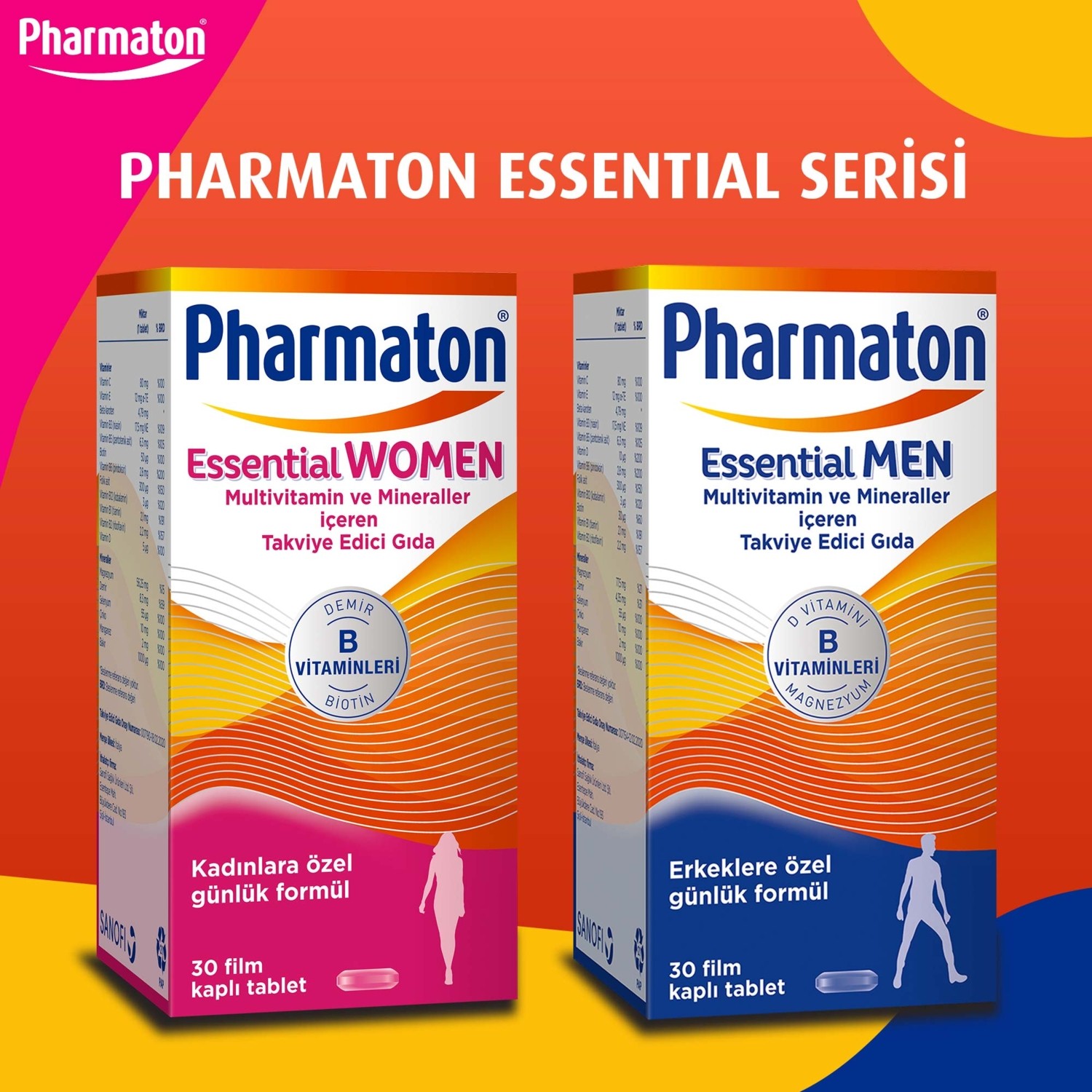 Pharmaton Essential Women 30 Tablet - Biotin, Demir, Vitamin Fiyatı