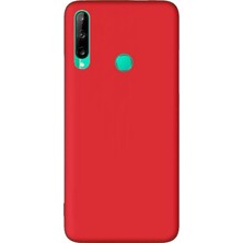  Apsuwa Huawei  P40 Lite E Kılıf Premier Silikon Koruma+Nano Glass Kırmızı