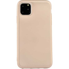 Apsuwa Apple iPhone 11 Pro Kılıf Premier Silikon Esnek Arka Koruma Gold