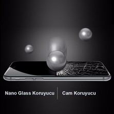  Apsuwa Samsung  Galaxy M10 Kılıf Premier Silikon Esnek Koruma+Nano Glass Mürdüm