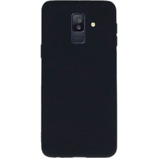  Apsuwa Samsung  Galaxy A6 Plus 2018 Kılıf Premier Silikon Mat Kapak Siyah