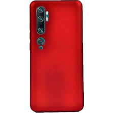  Apsuwa Xiaomi  Mi Note 10 Kılıf Premier Silikon Esnek Koruma Kırmızı