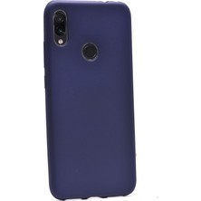  Apsuwa Xiaomi  Redmi Note 7 Kılıf Premier Silikon Esnek Arka Koruma Lacivert