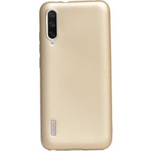  Apsuwa Xiaomi  Mi A3 Kılıf Premier Silikon Esnek Koruma+Nano Glass Gold